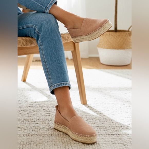 Circus by Sam Edelman Camdyn Blush Pink Espadrille Slip Ons Flats Sz 6M NIB - Picture 3 of 12
